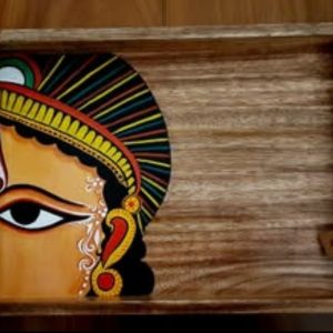 Hand Painted Wooden Tray